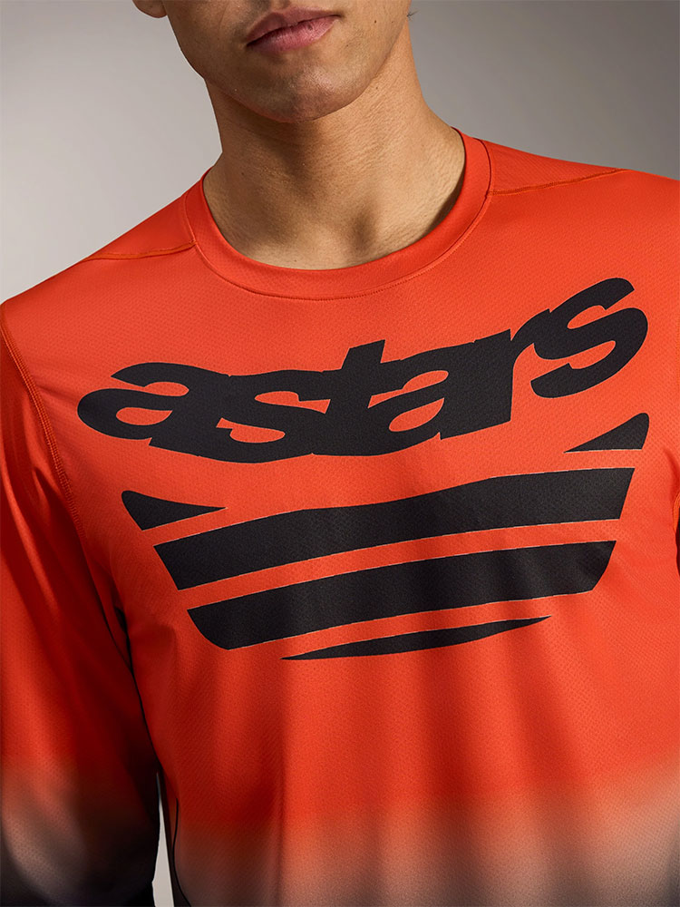 Dura Astars 2.0 - MTB Long Sleeve Jersey Orange/Black