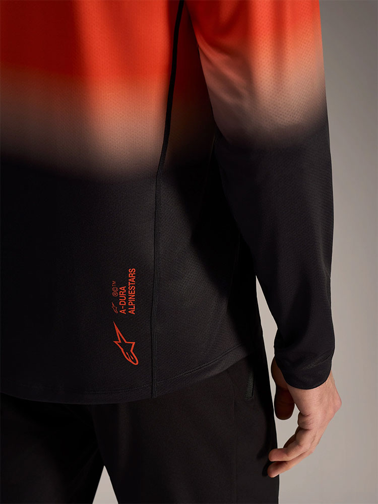 Dura Astars 2.0 - MTB Long Sleeve Jersey Orange/Black