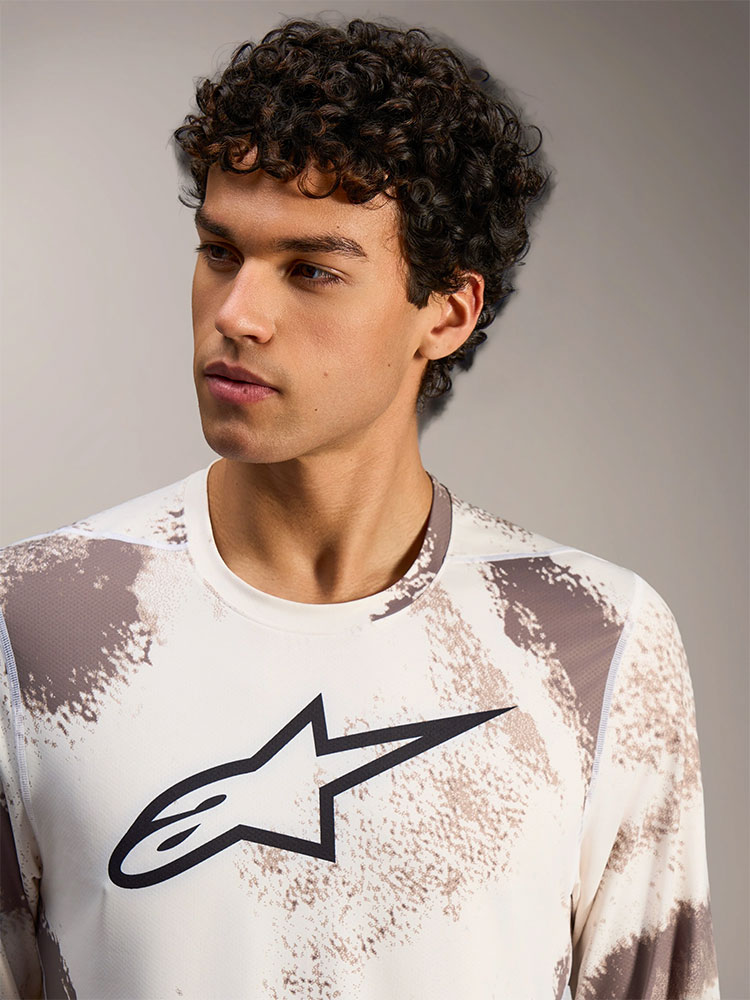Dura Ride - MTB Long Sleeve Jersey Sand Camo