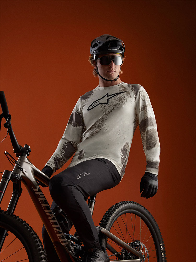 Dura Ride - MTB Long Sleeve Jersey Sand Camo