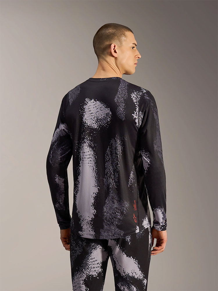 Dura Ride - MTB Long Sleeve Jersey Black Camo