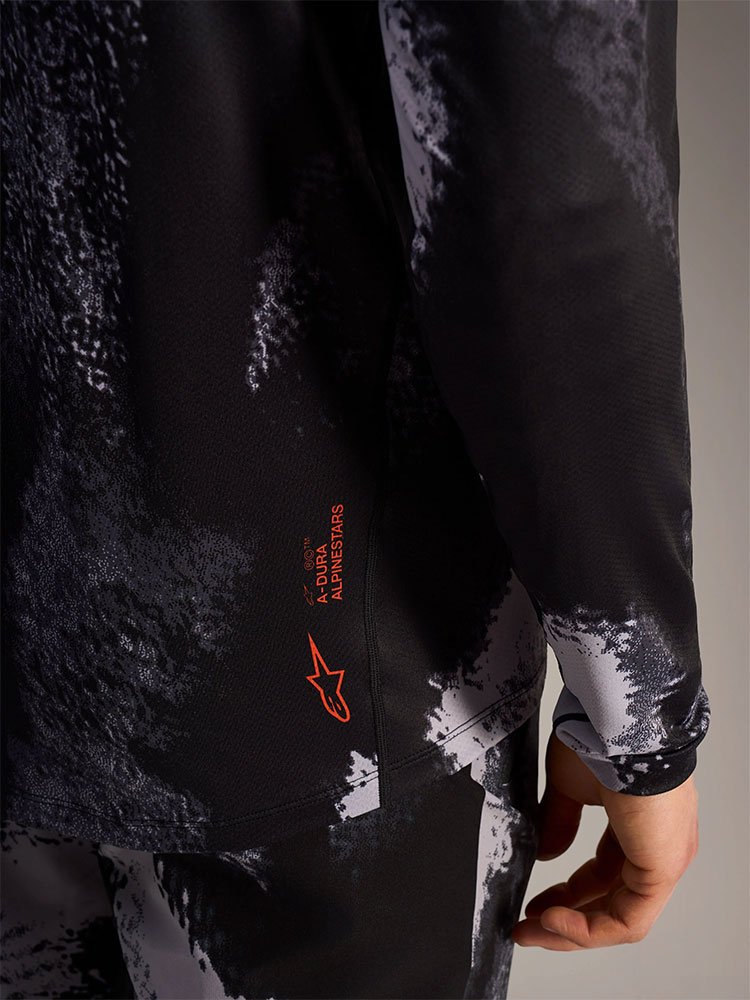 Dura Ride - MTB Long Sleeve Jersey Black Camo