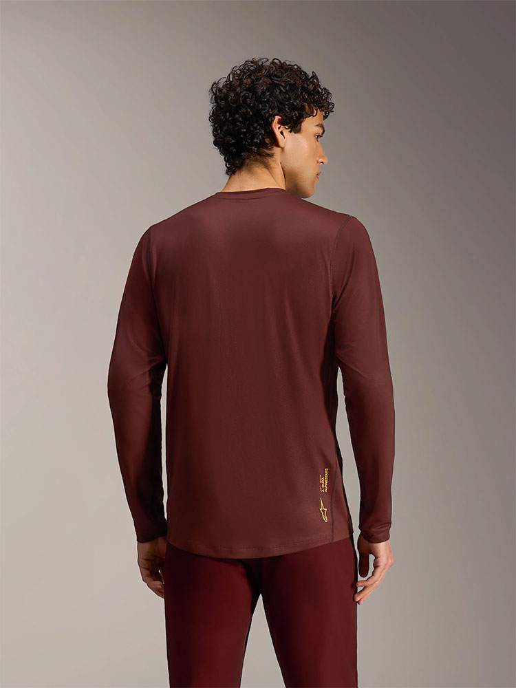 Dura Ride - MTB Long Sleeve Jersey Bordeaux