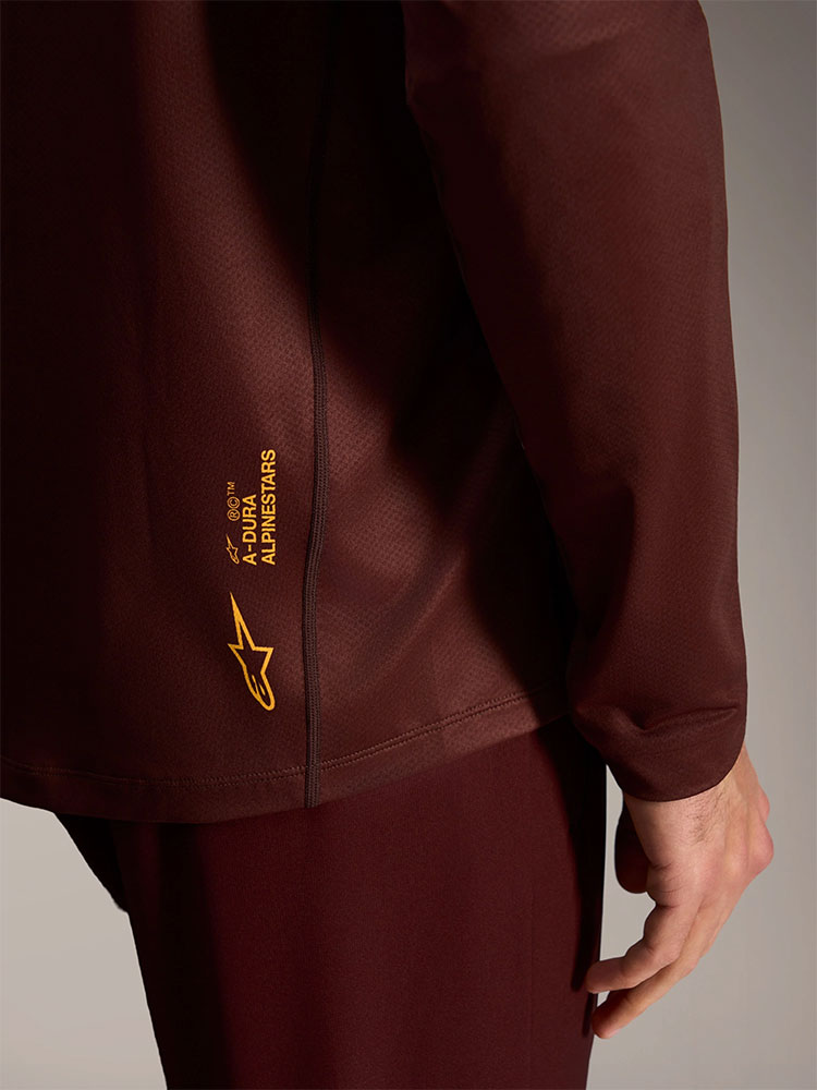 Dura Ride - MTB Long Sleeve Jersey Bordeaux