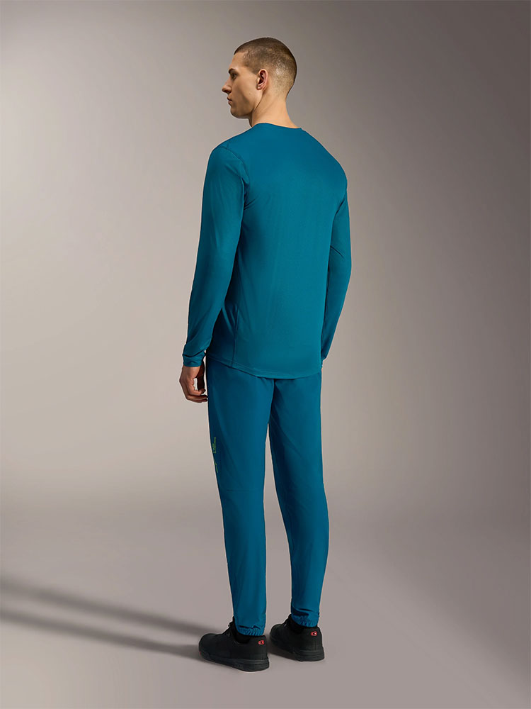 Dura Ride - MTB Long Sleeve Jersey Blue Green