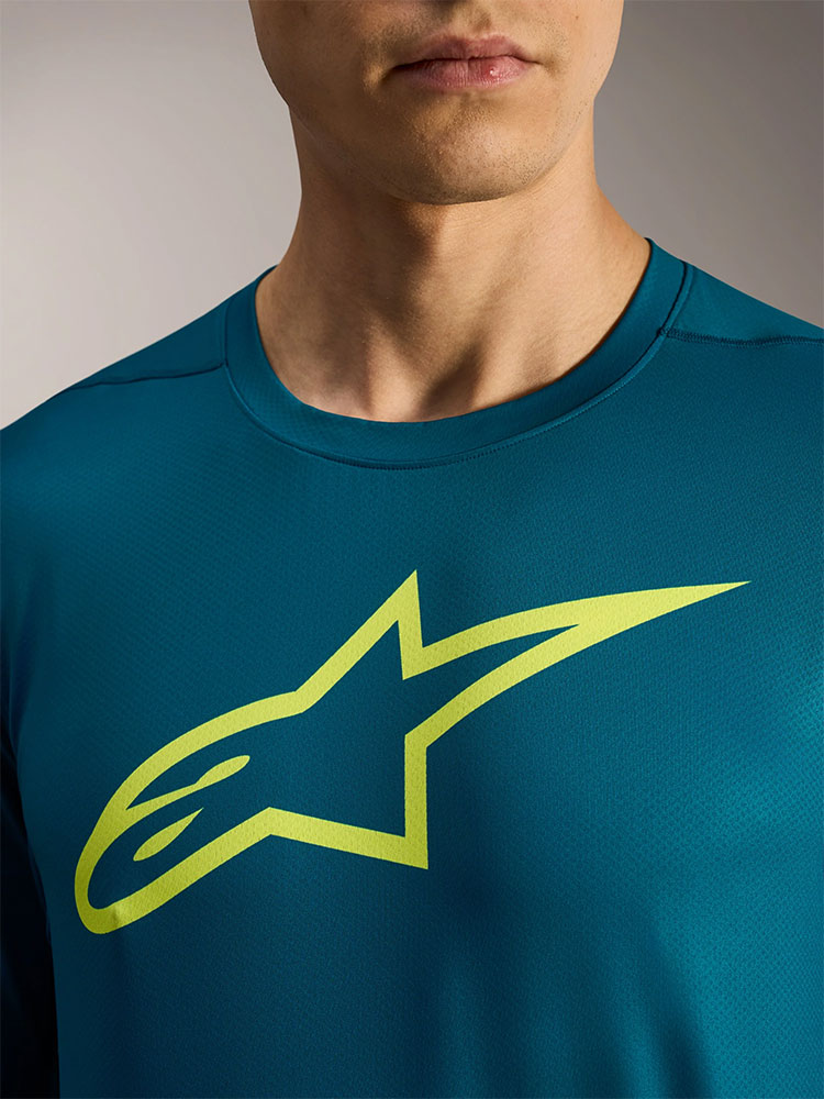 Dura Ride - MTB Long Sleeve Jersey Blue Green