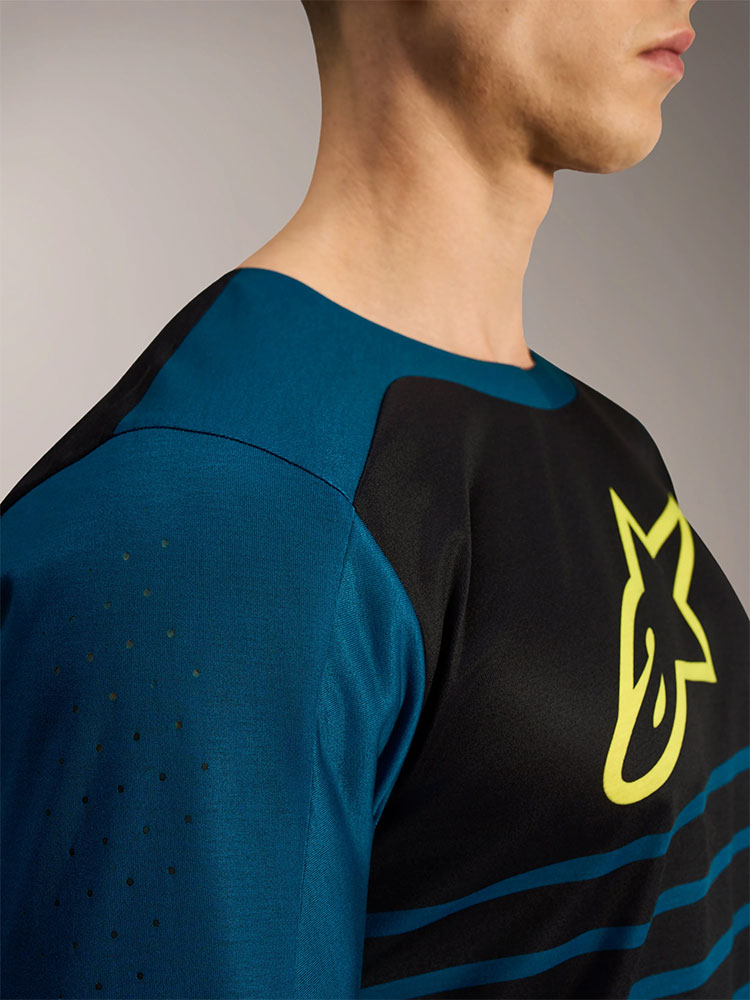 Dura Elite 2.0 - Maillot MTB manga larga Azul Verde