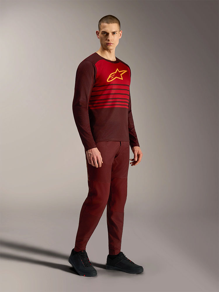 Dura Elite 2.0 - MTB Langarmtrikot Bordeaux