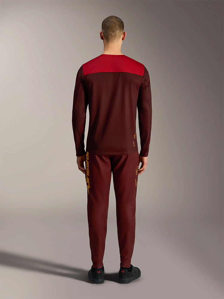 Dura Elite 2.0 - MTB Langarmtrikot Bordeaux