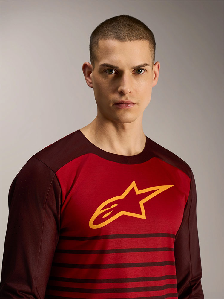 Dura Elite 2.0 - MTB Langarmtrikot Bordeaux