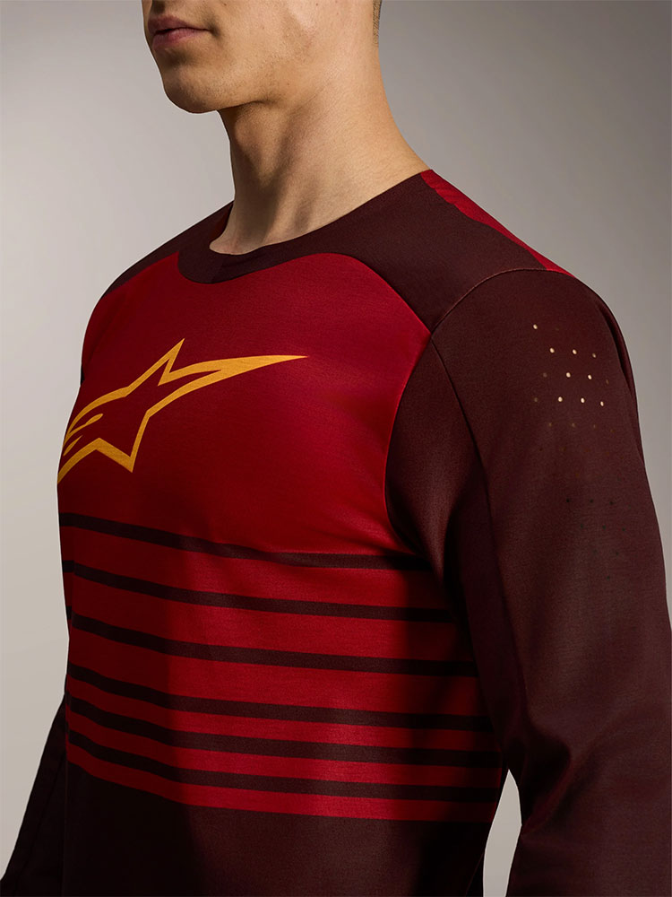 Dura Elite 2.0 - MTB Langarmtrikot Bordeaux
