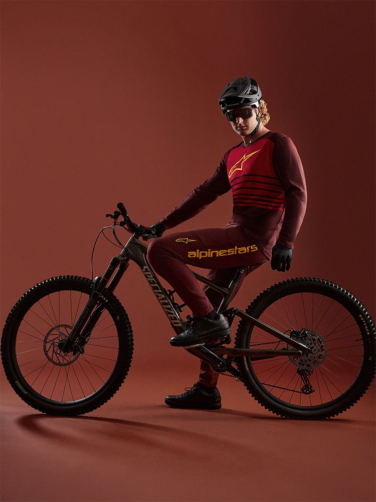 Dura Elite 2.0 - MTB Langarmtrikot Bordeaux