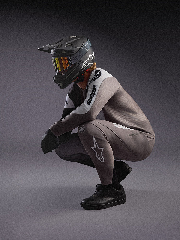 Supra Elite - MTB Langarmtrikot Gray Fade