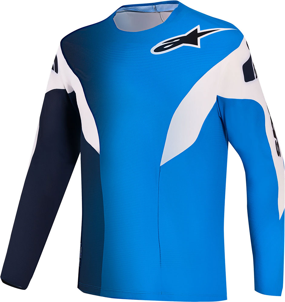 Supra Elite - MTB Long Sleeve Jersey Bright Blue Fade