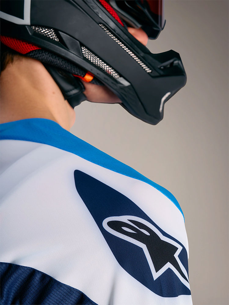 Supra Elite - MTB Long Sleeve Jersey Bright Blue Fade