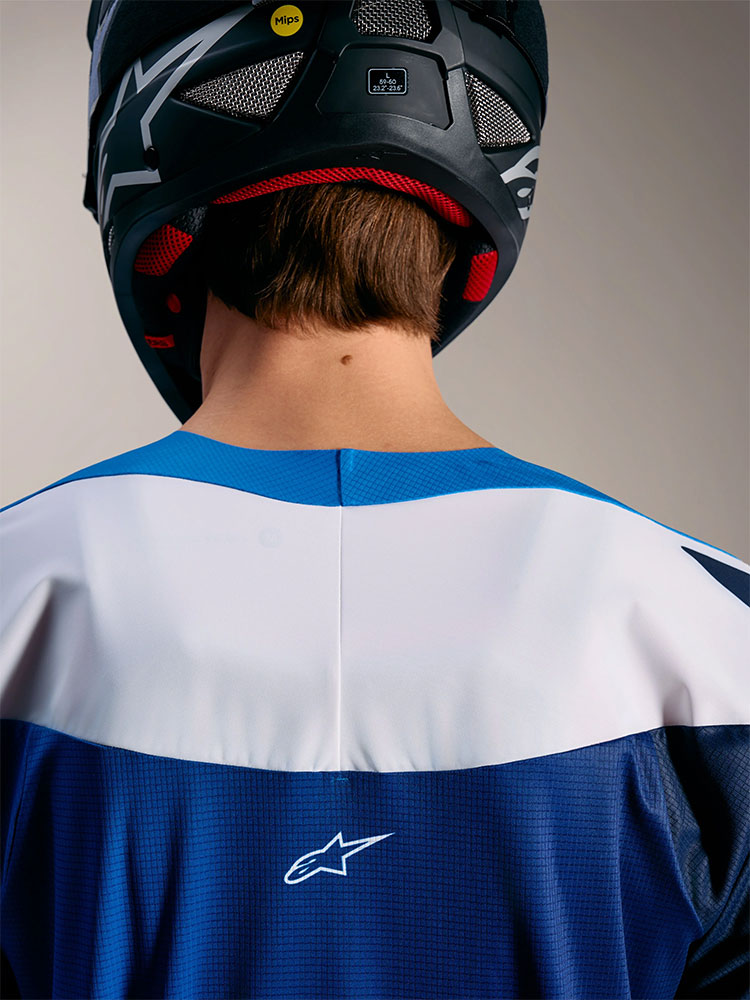 Supra Elite - MTB Long Sleeve Jersey Bright Blue Fade