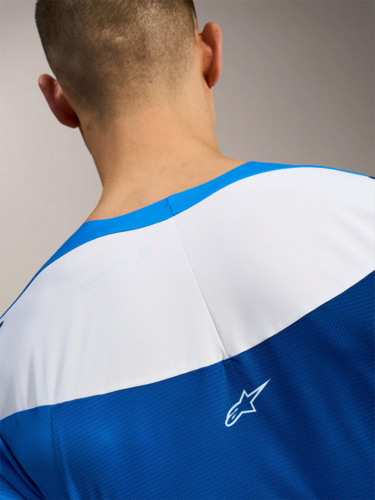 Supra Elite - MTB Long Sleeve Jersey Bright Blue Fade