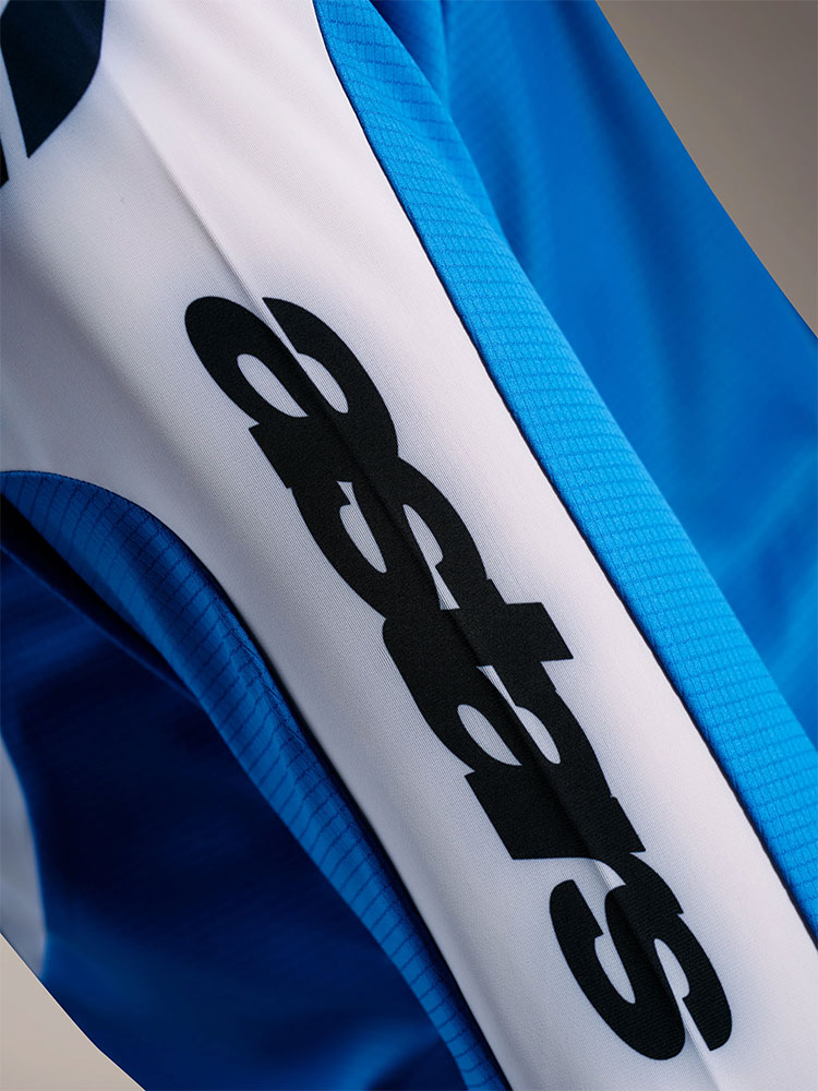 Supra Elite - MTB Long Sleeve Jersey Bright Blue Fade