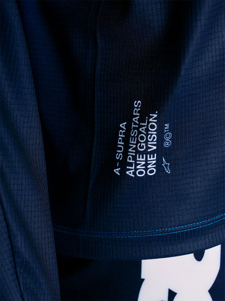 Supra Elite - MTB Long Sleeve Jersey Bright Blue Fade