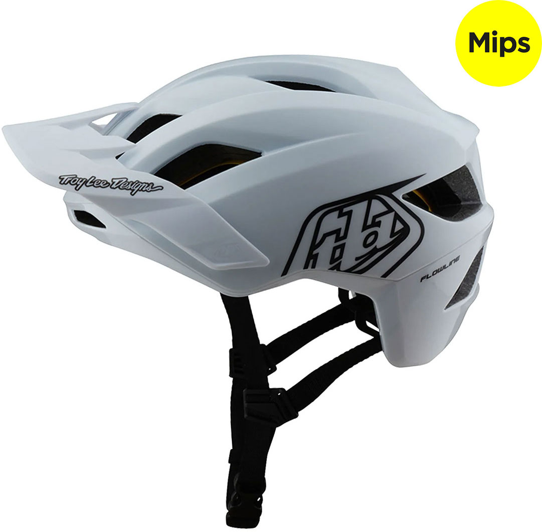Flowline MIPS - Casco MTB Point Bianco/Nero