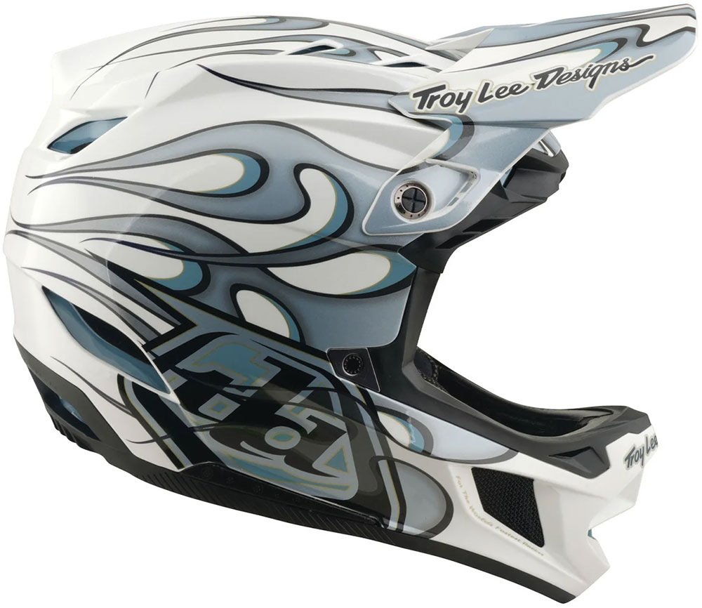 D4 Composite MIPS - Casque full-face Torched White / Silver
