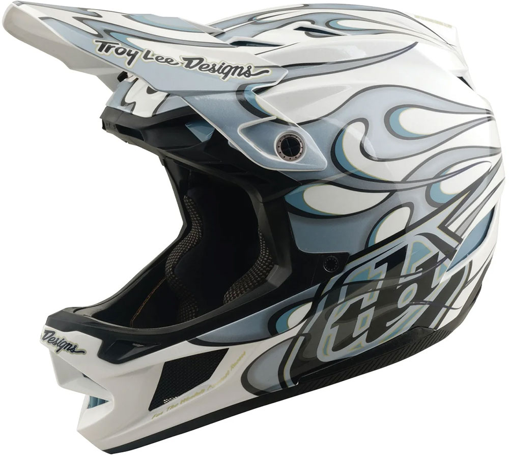 D4 Composite MIPS - Casque full-face Torched White / Silver