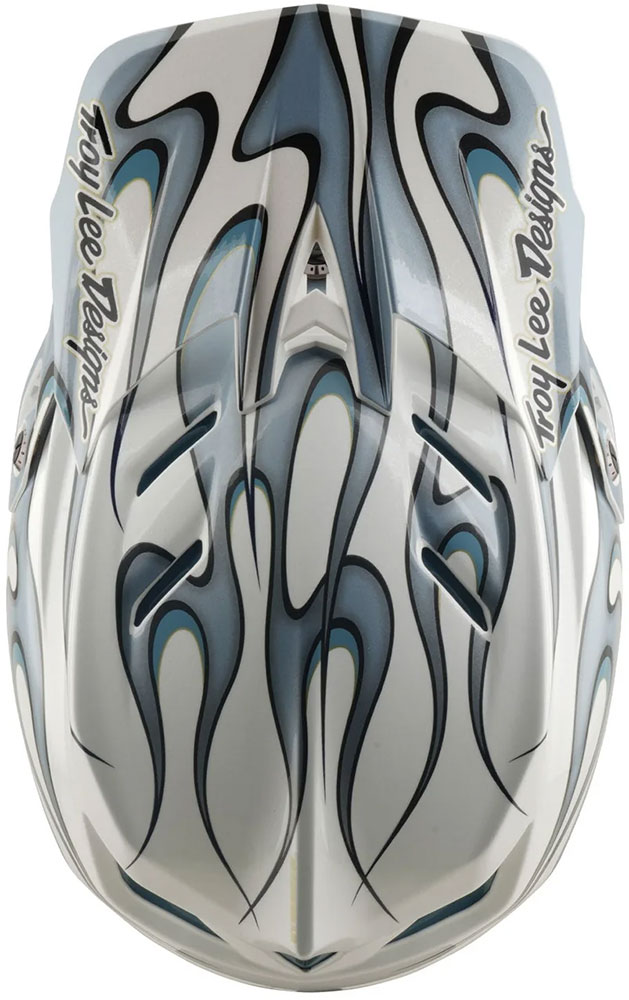 D4 Composite MIPS - Casque full-face Torched White / Silver