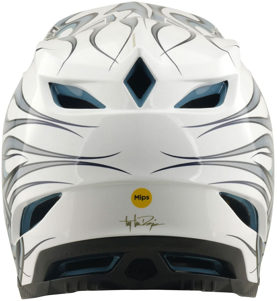 D4 Composite MIPS - Casque full-face Torched White / Silver
