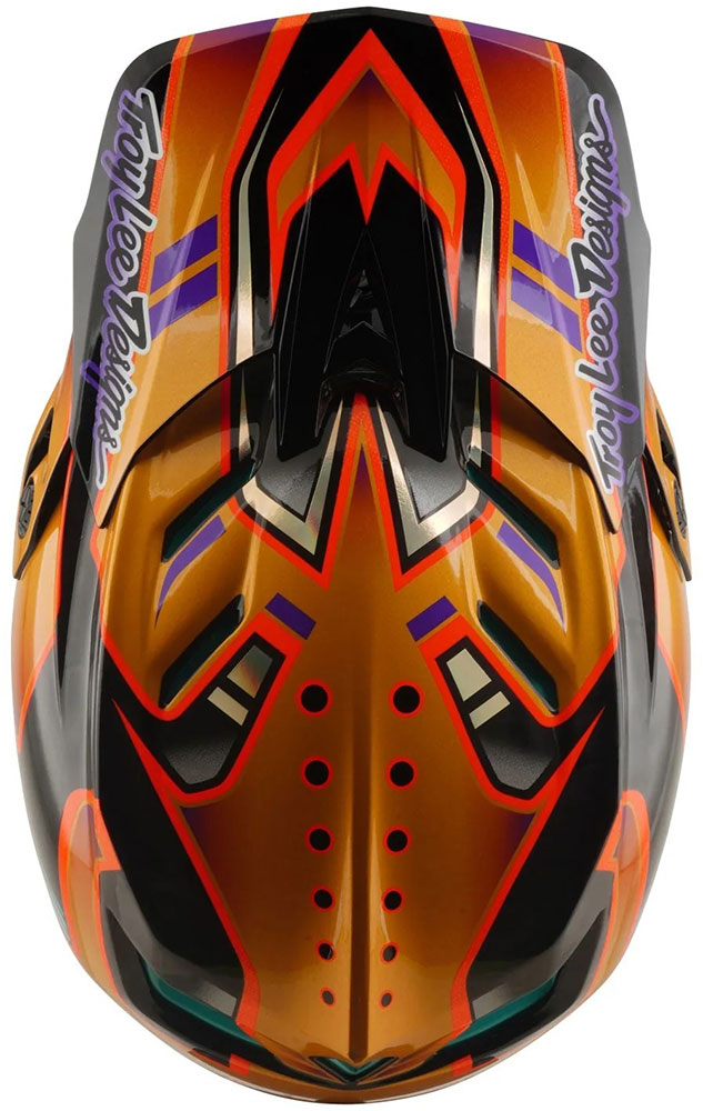 D4 Carbon MIPS - Fullface Helm Crest Gold