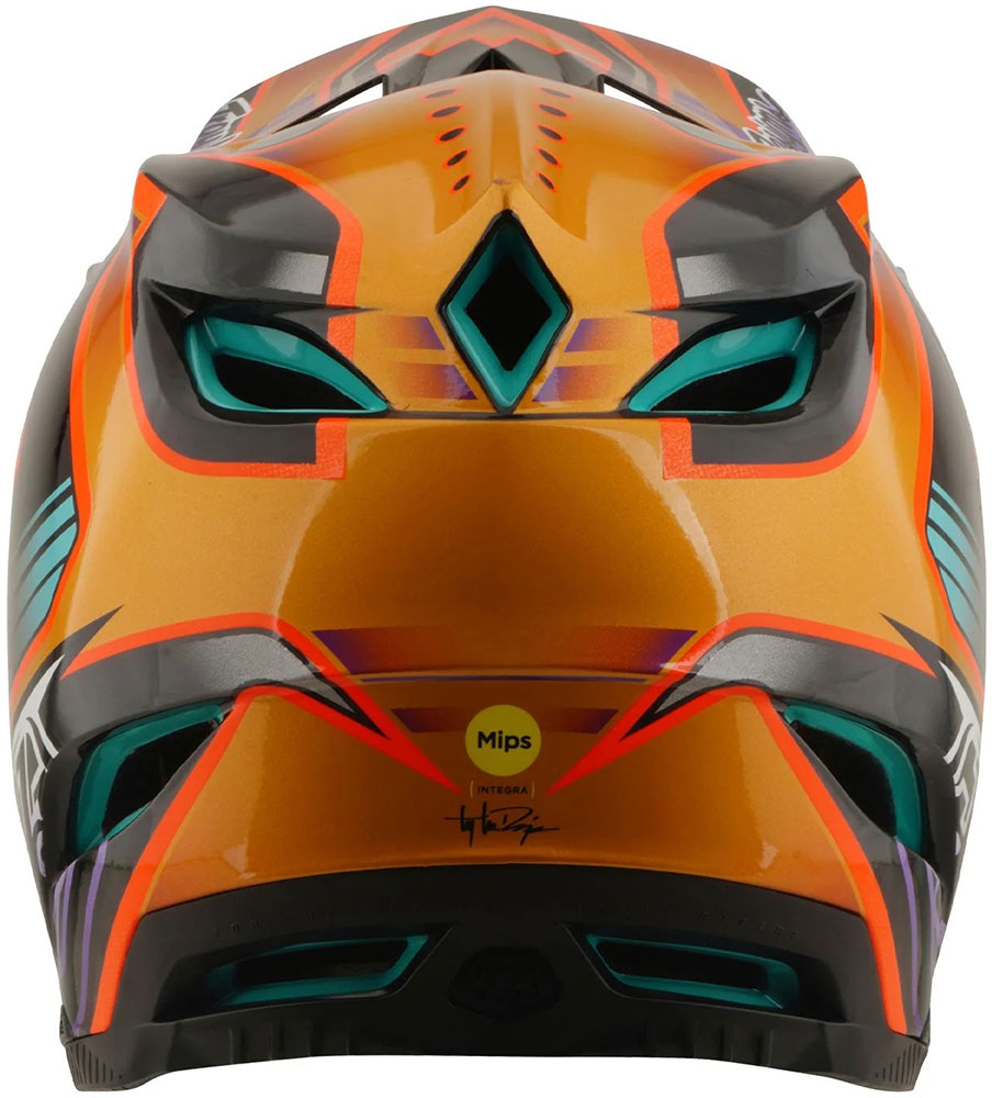 D4 Carbon MIPS - Fullface Helm Crest Gold