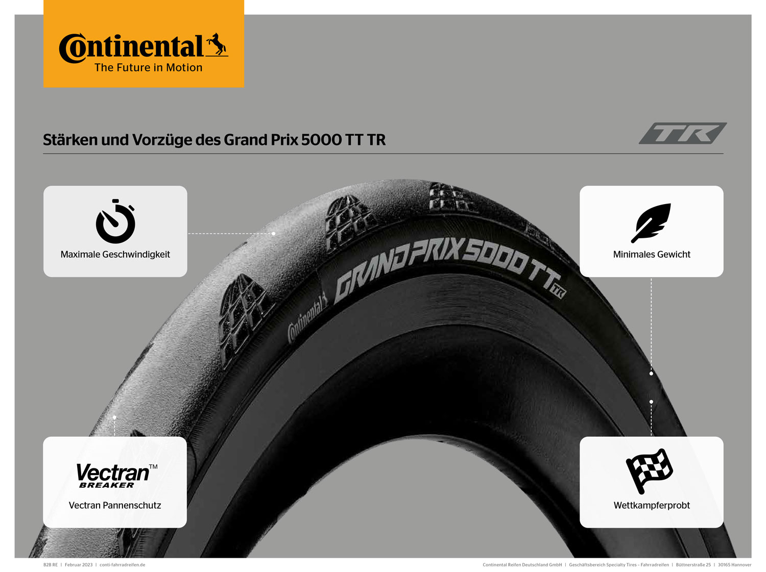 Neumático plegable Grand Prix 5000 TT TR 25-622 TOP-DEAL