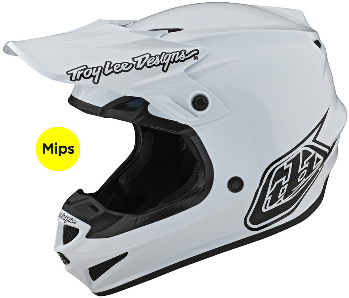 SE4 Polyacrylite MIPS - Casque Fullface Mono/White