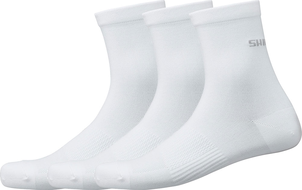 Performance Mid White - Socks (3-Pack)