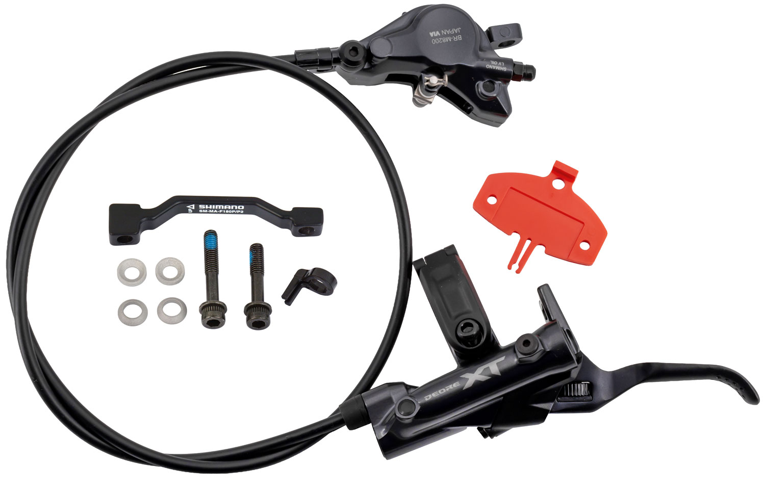 XT BL-M8200+BR-M8200 Scheibenbremse vorne mit SM-MA-F180P/P2 TOP-DEAL