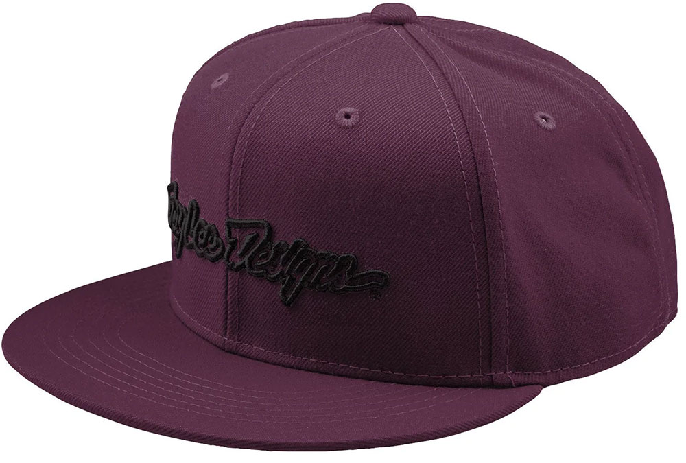 Flat Bill Snapback - Kappe Signature Sangria