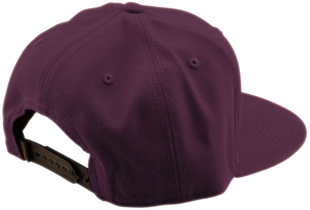 Flat Bill Snapback - Gorra Signature Sangria
