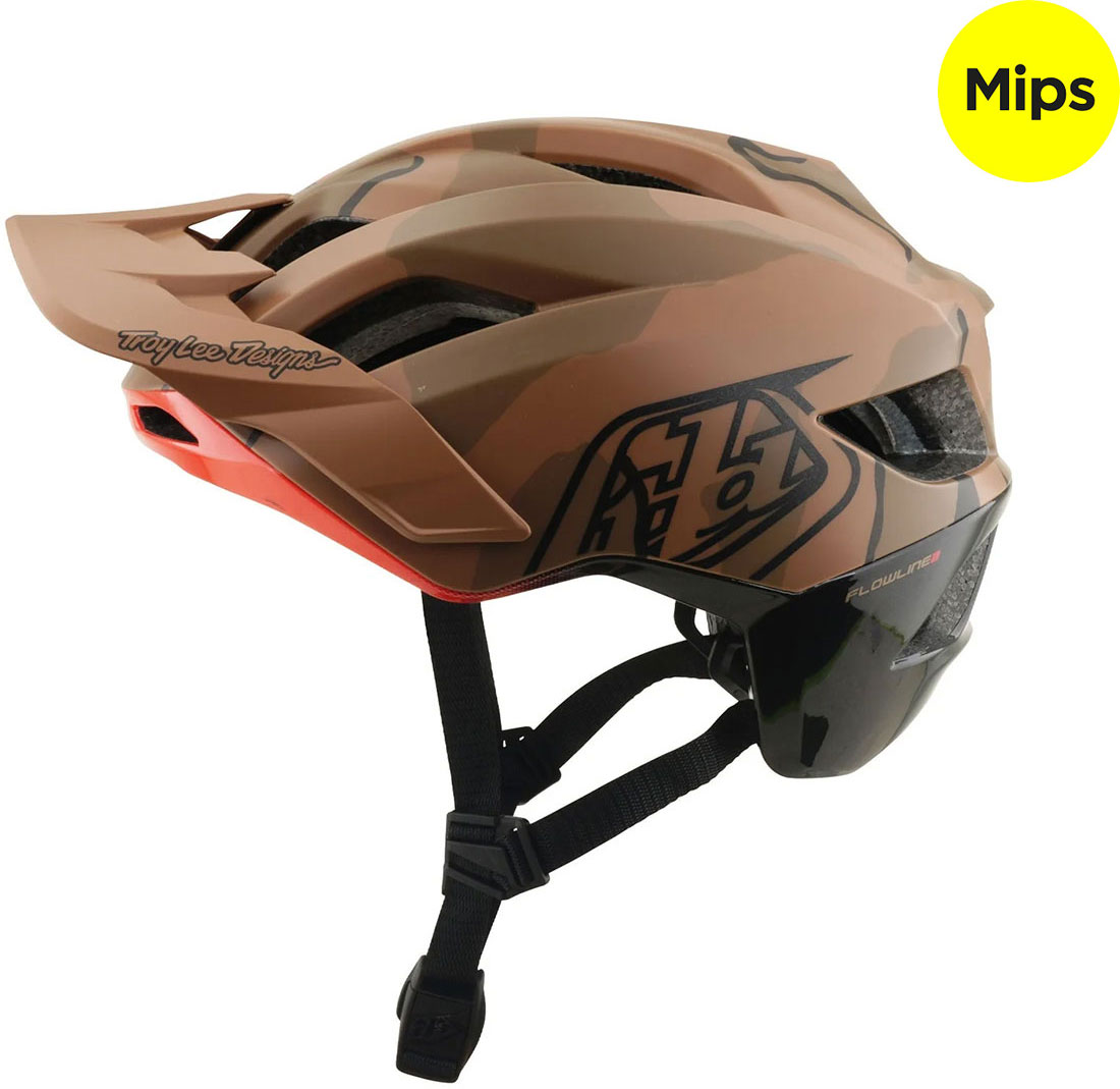 Flowline SE MIPS - Distintivo per casco MTB / Sienna Camo