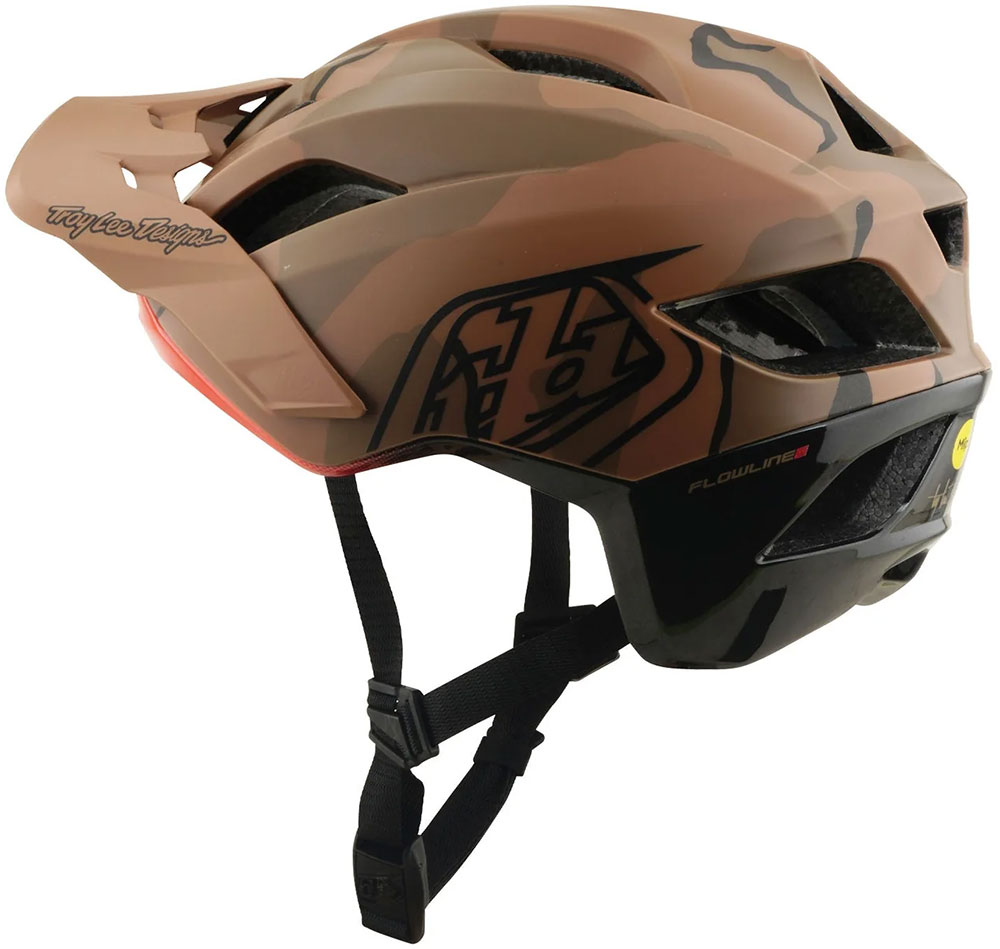 Flowline SE MIPS - MTB Helm Badge / Sienna Camo
