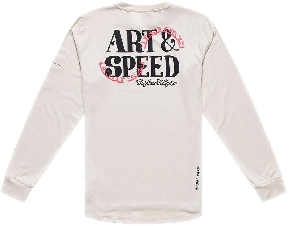 Ruckus Ride - Maillot MTB manches longues Art & Speed Pumice