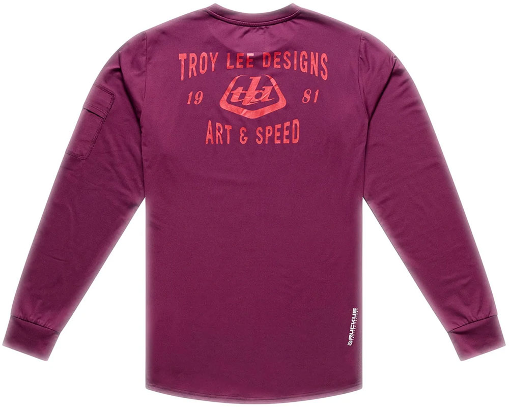 Ruckus Ride - Maillot MTB manches longues Lockdown Sangria