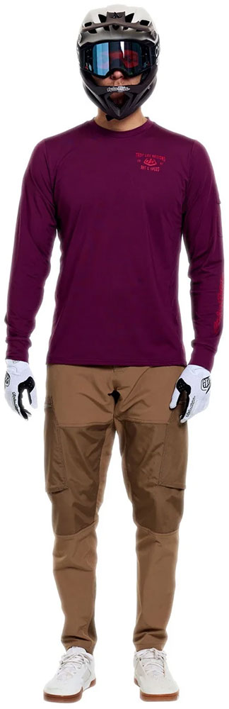 Ruckus Ride - Maillot MTB manches longues Lockdown Sangria