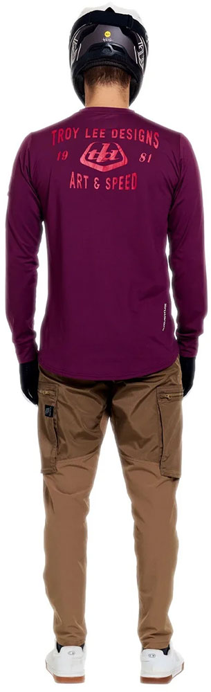 Ruckus Ride - Maillot MTB manches longues Lockdown Sangria