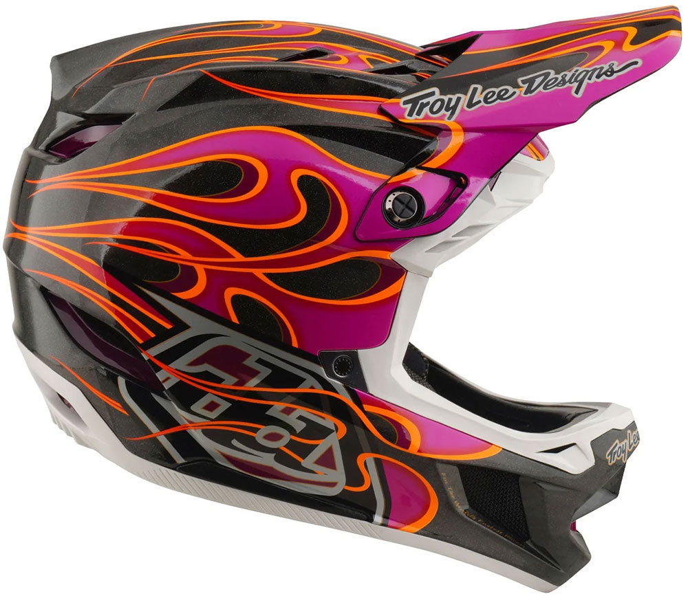 D4 Carbon MIPS - Fullface Helm Carbon/Magenta