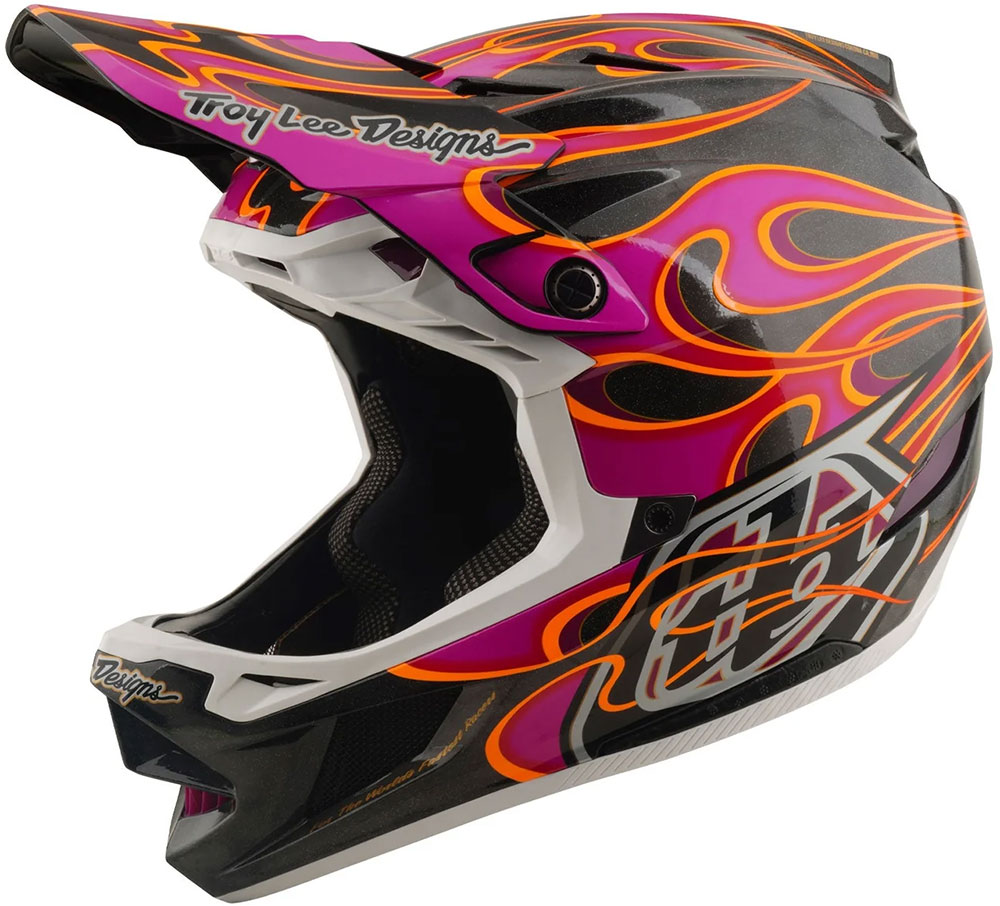 D4 Carbon MIPS - Fullface Helm Carbon/Magenta
