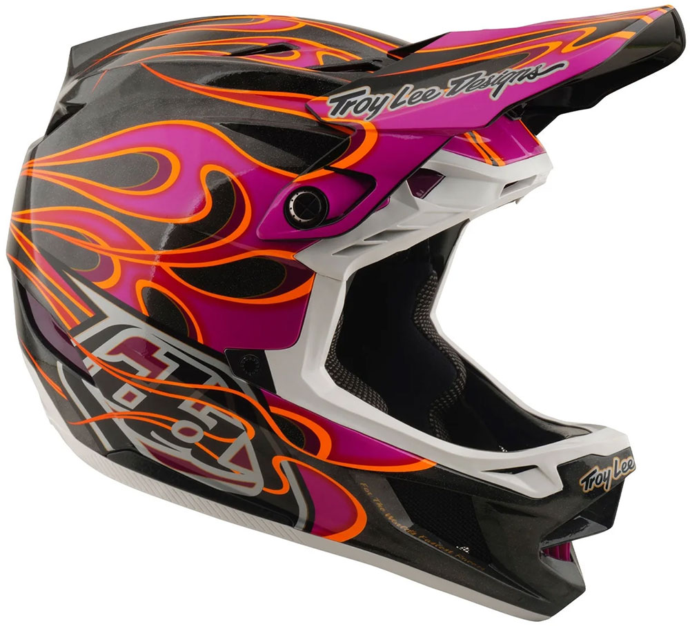 D4 Carbon MIPS - Fullface Helm Carbon/Magenta