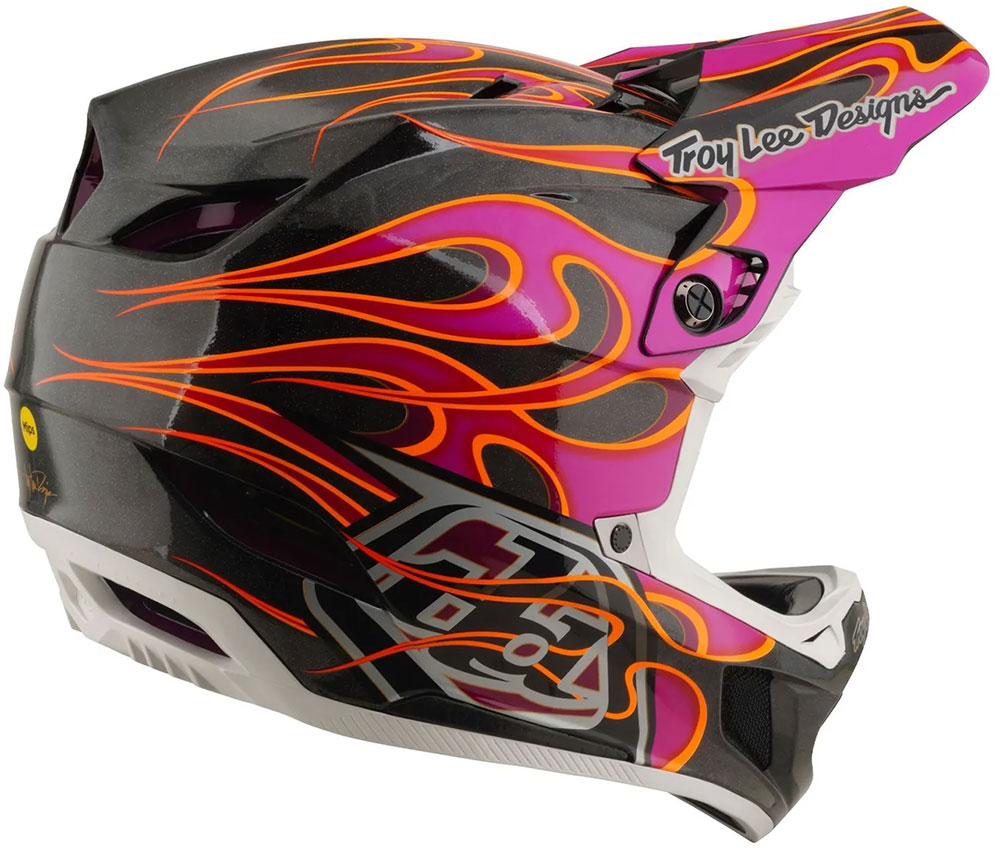 D4 Carbon MIPS - Fullface Helm Carbon/Magenta