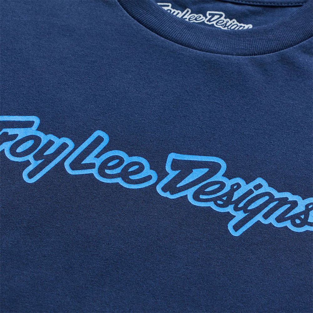 Sleeve - Camiseta Signature Azul marino/Azul aeronáutico