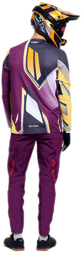 Sprint Pro - Maillot MTB manches longues Lowrider Sangria