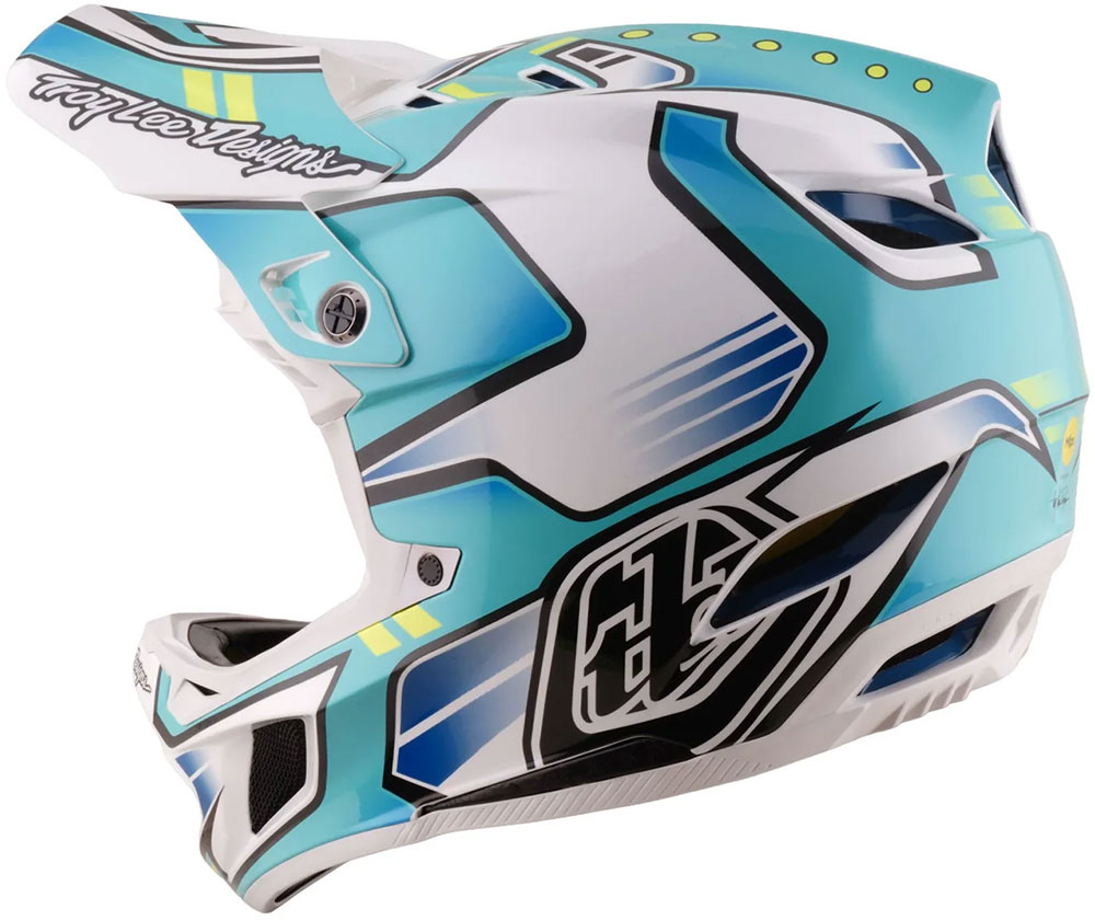D4 Composite MIPS - Fullface Helm Crest / Real Teal