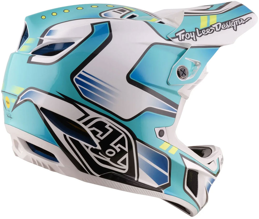 D4 Composite MIPS - Fullface Helm Crest / Real Teal